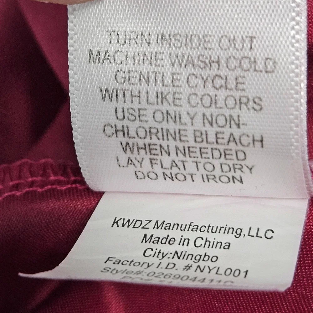 Beautees Girls Burgundy Sequin Tulle Party Dress Size 6X Formal Holiday Wine
